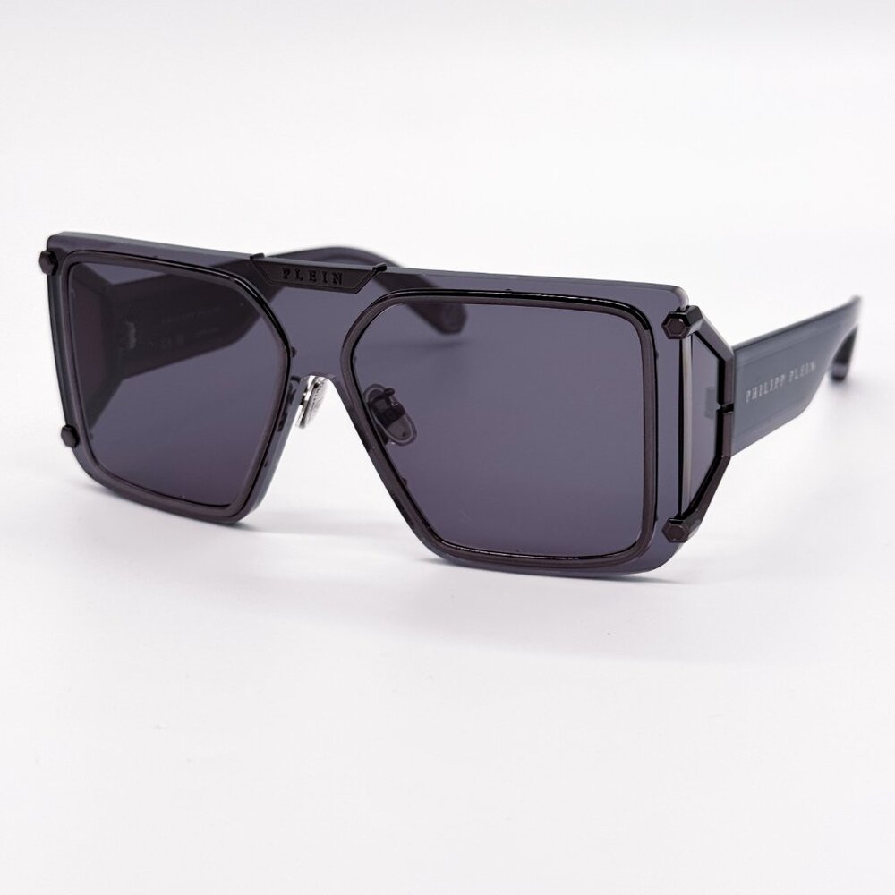 NEW PHILIPP PLEIN REVOLUTION SPP096M 0I86 BLACK UNISEX SUNGLASSES PHILIPP PLEIN